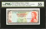 EAST CARIBBEAN STATES. East Caribbean Currency Authority. 100 Dollars, ND (1965). P-16g. PMG About U