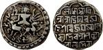 TRIPURA: Vijaya Manikya, 1532-1564, AR tanka (10.57g), SE1482, KM-67, R&B-121/22, Ardhanarishvara ty