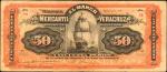 MEXICO. Banco Mercantil de Veracruz. 50 Pesos, 15.3.1898. P-S441a. Fine.