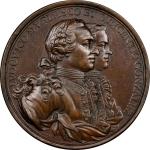 1763 Capture of Morro Castle Medal. Betts-443. Copper, 50 mm. MS-62 (PCGS).