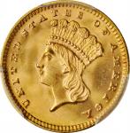 1889 Gold Dollar. MS-68 (PCGS).