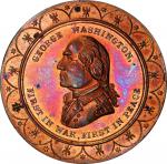 1860s First in War, First in Peace medalet by Alfred Robinson. Musante GW-569, Baker-77B. Copper. MS