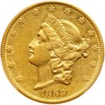 1859-O $20 Liberty. PCGS AU55