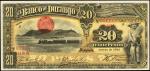 MEXICO. El Banco de Durango. 20 Pesos, 1914. P-S275. Extremely Fine.