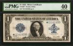 Fr. 238*. 1923 $1 Silver Certificate Star Note. PMG Extremely Fine 40.