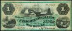 Philadelphia, Pennsylvania. Commonwealth Bank. Jan. 20, 1862. $1. Very Fine.