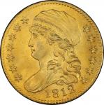 1812 Capped Bust Left Half Eagle. Bass Dannreuther-2. Narrow 5D. Rarity-4+. Mint State-65+ (PCGS).