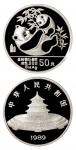 1989年熊猫纪念银币5盎司 完未流通