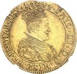 BELGIQUEBrabant (duché de), Philippe IV (1621-1665). Double souverain 1644, Anvers.