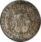 BRAZIL. 960 Reis, 1819-R. Rio de Janeiro Mint. Joao VI. PCGS AU-50 Gold Shield.