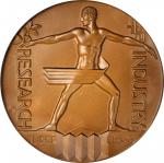 1933 Century of Progress International Exposition. Official Medal. Bronze. Medium Brown Finish. MS-6