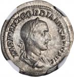 GORDIAN I, A.D. 238. AR Denarius (2.49 gms), Rome Mint, ca. March-April A.D. 238.