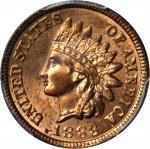 1883 Indian Cent. MS-64 RB (PCGS).