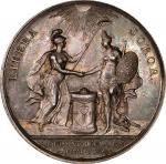 1782 Holland Receives John Adams as Envoy Medal. Betts-603. Silver, 45.0 mm. MS-64 (PCGS).