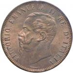 Savoy Coins;Vittorio Emanuele II (1861-1878) 10 Centesimi 1867 H - Nomisma 949 CU Sigillato FDC rame