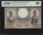 1939 年荷兰印度群岛爪哇银行 50盾。NETHERLANDS INDIES. Javasche Bank. 50 Gulden, 1939. P-81. PMG Very Fine 30.