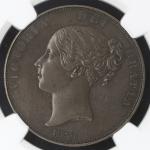 GREAT BRITAIN Victoria ヴィクトリア(1837~1901) Penny 1839 NGC-PF64BN Proof UNC+