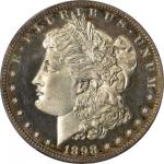 1898 Morgan Silver Dollar. Proof-66 Cameo (PCGS).