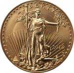 2014-W One-Ounce Gold Eagle. MS-70 (PCGS).