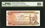 CANADA. Bank of Canada. 100 Dollars, 1975. BC-52b. PMG Superb Gem Uncirculated 68 EPQ.