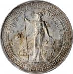 1900-B年英国贸易银元站洋一圆银币。孟买铸币厂。 GREAT BRITAIN. Trade Dollar, 1900-B. Bombay Mint. Victoria. PCGS MS-64 Go