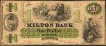 Milton, Pennsylvania. Milton Bank. April 23, 1862. $1 Fine.