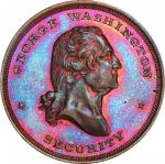 Circa 1859 Washington SECURITY / Equestrian medal by Robert Lovett, Jr. Musante GW-258, Baker-52A. C