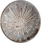 MEXICO. 8 Reales, 1895-Mo AM. Mexico City Mint. PCGS MS-65 Gold Shield.