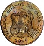 VENEZUELA. 5 Centimos, 1927. PCGS MS-66+ Gold Shield.