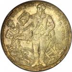 1855 (1863) George Washington Ohio Census Medal. Brass. 49.7 mm. Musante GW-573; Baker-612. R-6. Cho
