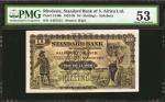 RHODESIA. Standard Bank of South Africa Ltd. 10 Shillings, 1932-38. P-S146b. PMG About Uncirculated 