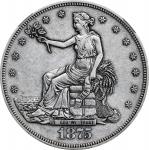 1875 Trade Dollar. Type I/II. AU Details--Cleaned (NGC).