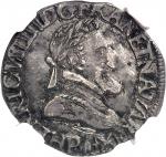 FRANCE / CAPÉTIENSHenri IV (1589-1610). Quart de franc 1599/8, P, Dijon.