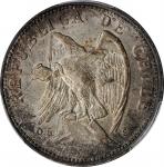 CHILE. Peso, 1927-So. Santiago Mint. PCGS MS-65.