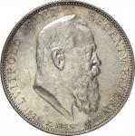 Germany. EF＋. 5Mark. Silver. Bavaria 90th Birthday of Prince Regent Luitpold Silver 5 Mark