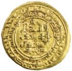 GREAT SELJUQ: Tughril Beg, 1038-1063, AV dinar (4.97g), Nishapur, AH442, A-1665, VF.