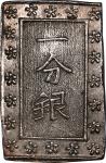 1837-54年日本一分银。JAPAN. Bu, ND (1837-54). Tenpo Era. PCGS MS-62.