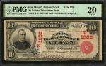 New Haven, Connecticut. $10 1902 Red Seal. Fr. 613. The National Tradesmens Bank. Charter #1202. PMG