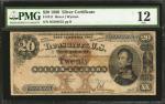 Fr. 311. 1880 $20 Silver Certificate. PMG Fine 12.
