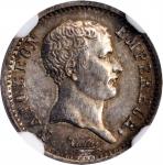 FRANCE. 1/4 Franc, 1807-A. Paris Mint. Napoleon as Emperor. NGC MS-62.