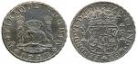 SOUTH AMERICAN COINS, Mexico, Ferdinand VI: Silver 8-Reales, 1747/8 MF (KM 104.1). Extremely fine wi