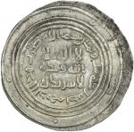 UMAYYAD:  Abd al-Malik, 685-705, AR dirham (2.86g), Dabil (Dvin, in Armenia), AH86, A-126, Klat-287,