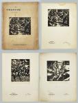 民国三十六年（1947年 ）初版《中国初期木刻集》版画家李平凡签赠本一册（此书限定200册）。尺寸：20.9×26.2×0.5cm。
