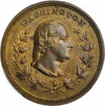 1799 (ca. 1864) Hero of American Independence Medal. Brass. 27 mm. Musante GW-684, Baker-88C. MS-63 