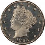 1893 Liberty Head Nickel. Proof-66 Cameo (PCGS). CAC.