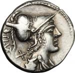 The Roman Republic, Ti. Veturius.. AR Denarius, 137 BC. Cr. 234/1. B. 1. 3.92 g.  19.5 mm.  极美