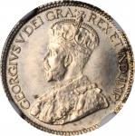 CANADA. 10 Cents, 1920. NGC MS-64.