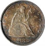 1876 Twenty-Cent Piece. BF-4. Rarity-4. MS-64 (PCGS).