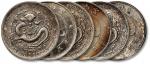 清云南省造宣统元宝三钱六分银币共三枚，整体清晰，老五彩包浆，公博 XF02（1212458100、1212458097、1212458096）