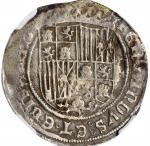 SPAIN. Real, ND (1497-1504). Segovia Mint. Ferdinand & Isabel. NGC EF-45.